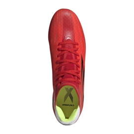 Botas de fútbol adidas X Speedflow.3 Sg M FY3286 multicolor naranjas y tintos 4