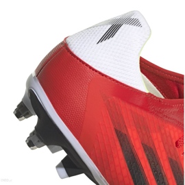 Botas de fútbol adidas X Speedflow.3 Sg M FY3286 multicolor naranjas y tintos 6