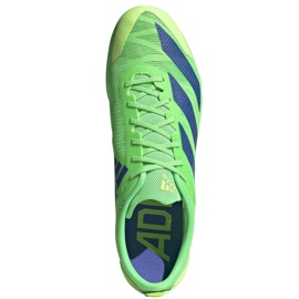 Zapatillas con clavos Adidas Adizero Xcs FZ2481 verde 2