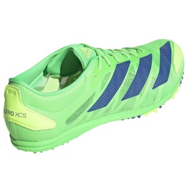 Zapatillas con clavos Adidas Adizero Xcs FZ2481 verde 3