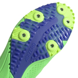 Zapatillas con clavos Adidas Adizero Xcs FZ2481 verde 5