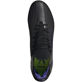 Botas de fútbol adidas X Speedflow.2 Fg M FY3288 negro, negro, púrpura negro 1