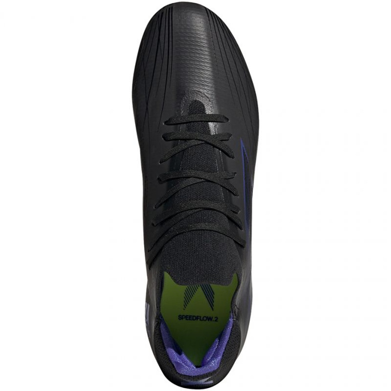 Botas de fútbol adidas X Speedflow.2 Fg M FY3288 negro, negro, morado negro 1