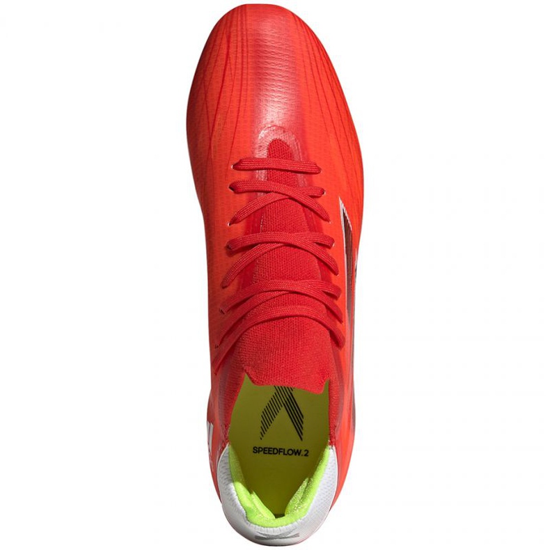 Botas de fútbol adidas X Speedflow.2 Fg M FY3289 rojo naranjas y rojos 1