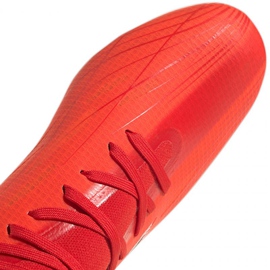 Botas de fútbol adidas X Speedflow.2 Fg M FY3289 rojo naranjas y tintos 3