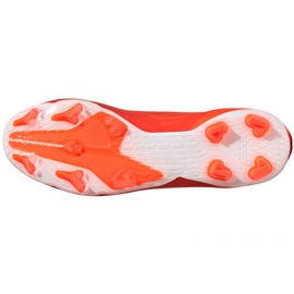Botas de fútbol adidas X Speedflow.2 Fg M FY3289 rojo naranjas y tintos 5
