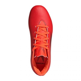 Botas de fútbol Adidas X Speedflow.4 FxG Jr FY3319 rojo naranjas y rojos 1