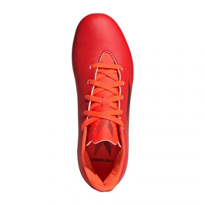 Botas de fútbol Adidas X Speedflow.4 FxG Jr FY3319 rojo naranjas y rojos 1