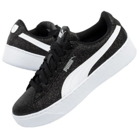 Puma Vikky Plataforma Glitz Jr 366856 02 negro azul 1