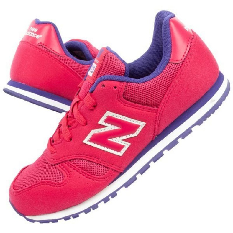 Zapatillas New Balance Jr YC373PY rojo azul marino 1