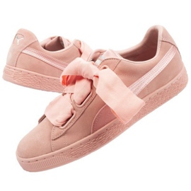 Puma Suede Corazón Ep W 366922 02 rosa plata 1