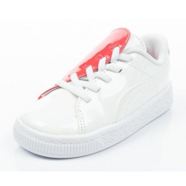 Puma Basket Crush Patent Bebé Jr 369675 01 blanco azul 2