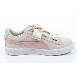 Puma Suede Heart Circles Jr 370569 01 zapatos rosado gris 3