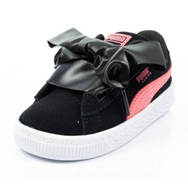 Puma Suede Corazón Joya Jr 370570 02 negro 2