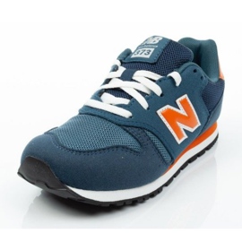 Zapatillas New Balance Jr YC373KN negro azul marino 2