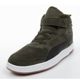 Zapatos Puma Rebound Street Sd Fur Ps 367869 02 verde 2