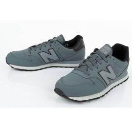 Zapatos New Balance M GM500LB1 negro gris 7