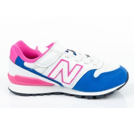 Zapatillas New Balance Jr YV996DC blanco azul rosado 3