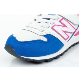 Zapatillas New Balance Jr YV996DC blanco azul rosado 5