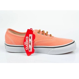 Vans Authentic 0VOEAQH Zapatos negro naranja 3
