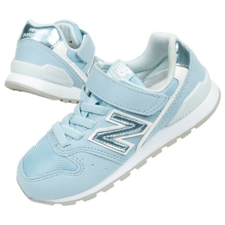 Zapatillas New Balance Jr.YV996PLU blanco azul 1 Zapatillas New Balance Jr.YV996PLU blanco azul 1
