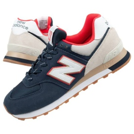New Balance M Ml574Skb beige blanco rojo azul marino 1