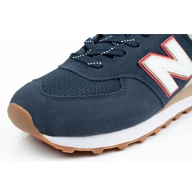 New Balance M Ml574Skb beige blanco rojo azul marino 5