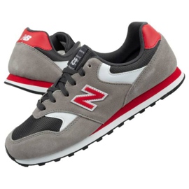 Zapatillas New Balance M ML393VT1 blanco rojo gris 1