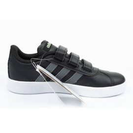 Zapatillas Adidas Vl Court Jr F36387 negro azul 3