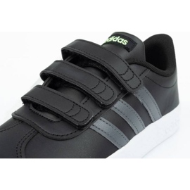 Zapatillas Adidas Vl Court Jr F36387 negro azul 5