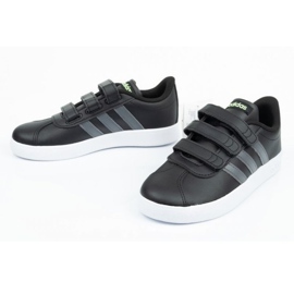Zapatillas Adidas Vl Court Jr F36387 negro azul 7