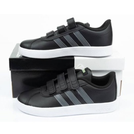 Zapatillas Adidas Vl Court Jr F36387 negro azul 9