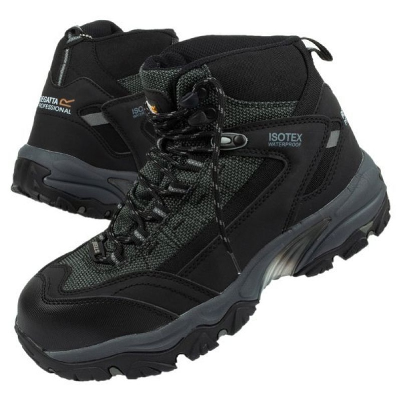 Zapatos de trabajo de seguridad Regatta Causeway S3 M Trk110 negro 1