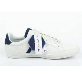 Lacoste Chaymon 120 M 12WN1 zapatos blanco azul marino 3
