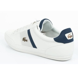 Lacoste Chaymon 120 M 12WN1 zapatos blanco azul marino 4