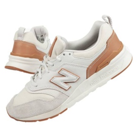 Zapatillas New Balance M CM997HAF beige blanco marrón 1