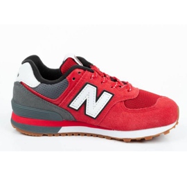 Zapatillas New Balance Jr PC574ATG negro rojo gris 3