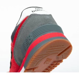 Zapatillas New Balance Jr PC574ATG negro rojo gris 6