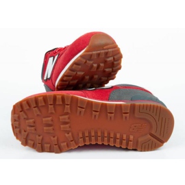 Zapatillas New Balance Jr PC574ATG negro rojo gris 8
