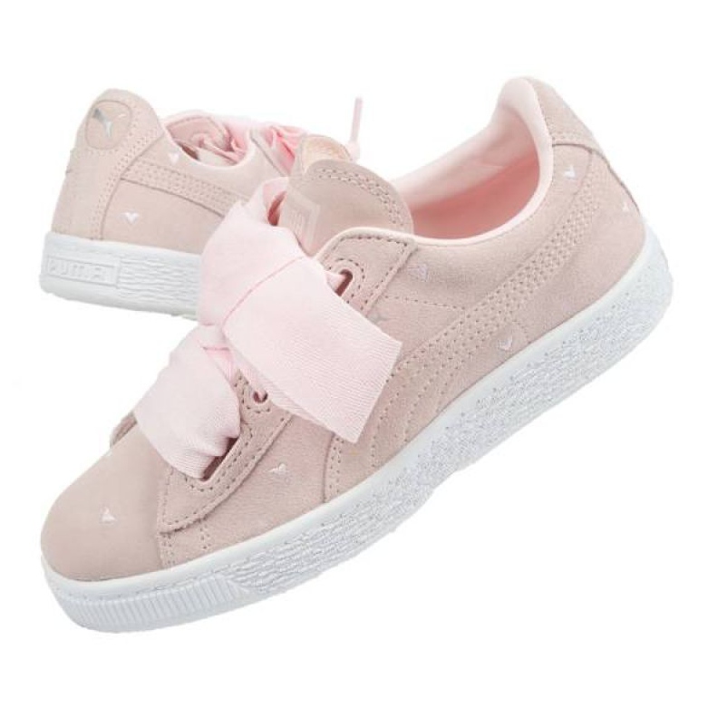 Puma Suede Heart Jr 365136 03 rosa 1