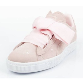 Puma Suede Heart Jr 365136 03 rosado 2