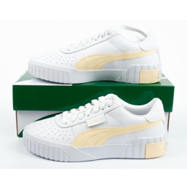 Zapatillas Puma Cali W 369155 30 blanco amarillo 9
