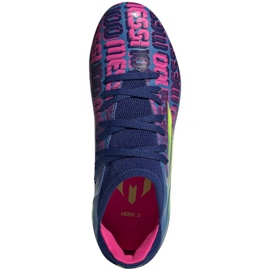 Botas de fútbol adidas X Speedflow Messi.3 Fg Jr FY6932 multicolor azul 1