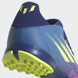 Botas de fútbol adidas X Speedflow Messi.3 Tf M FY6896 azul marino, multicolor azules y azul marino 6