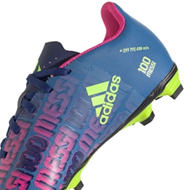 Botas de fútbol adidas X Speedflow Messi.4 FxG Jr FY6933 multicolor azul 4