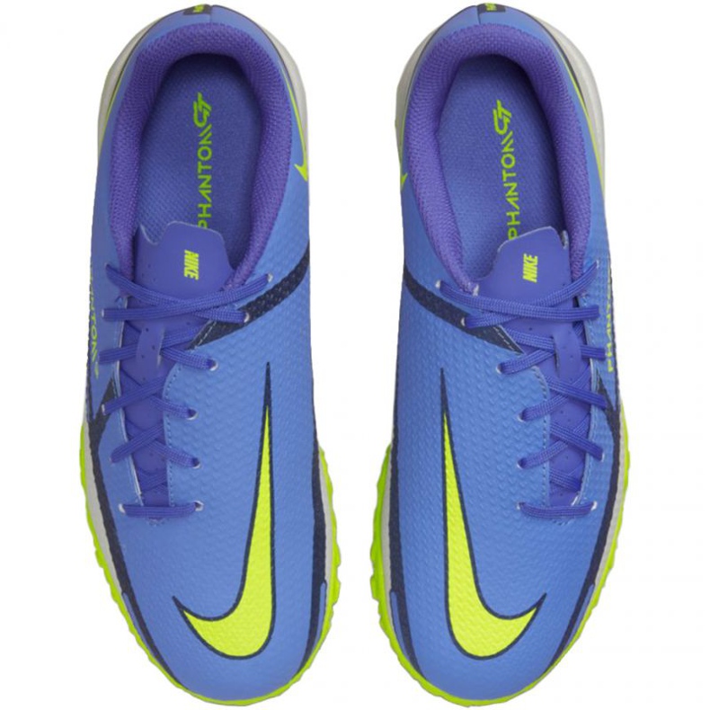 Zapatos de fútbol Nike Phantom GT2 Academy Tf Jr DC0817 570 gris, azul azul 1