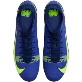 Zapatillas de fútbol Nike Mercurial Superfly 8 Academy SG-PRO Ac M CW7432 474 azul azul 1