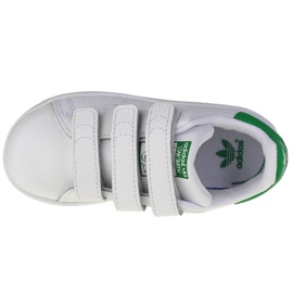 Zapatos adidas Stan Smith Cf Inf Jr BZ0520 blanco verde 2