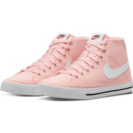 Zapatillas Nike Court Legacy Mid Canvas W DD0161 800 rosa 1