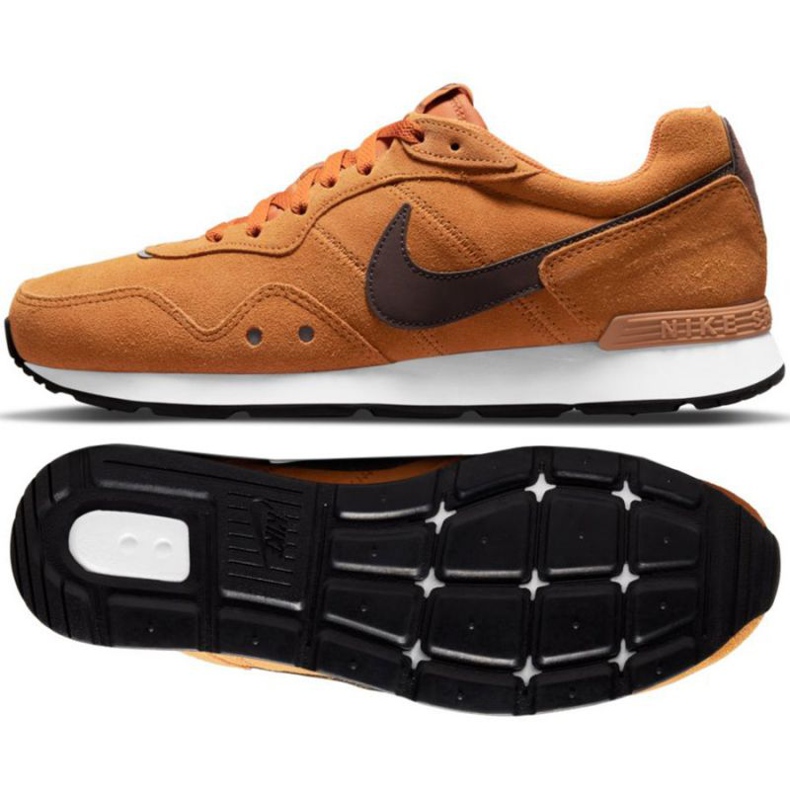 Calzado Nike Venture Runner Suede M CQ4557 200 marrón naranja 1